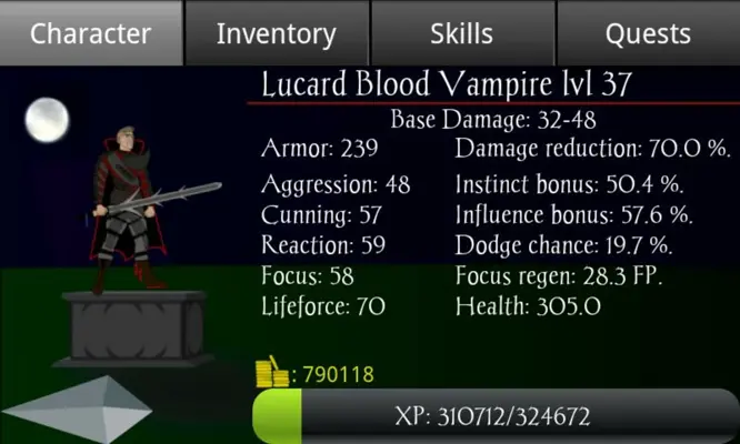 Vampires Fall android App screenshot 2